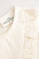 COCCODRILLO bodijs ELEGANT BABY GIRL, ecru, ZC4112102EBG-003-098, 98 cm
