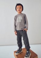 MAYORAL t-krekls ar garām piedurknēm, grey, 4.088-35, 10 cm
