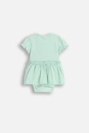 COCCODRILLO smilškrāsas krekls ar garām piedurknēm TROPICAL STORY GIRL NEWBORN, zaļš, WC5112801TGN-031-086, 86 cm