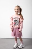 COCCODRILLO svārki CRAFT PUNK GIRL KIDS, rozā, ZC5124201CGK-033-122, 122 cm