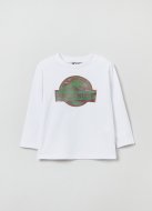 OVS BOY3-10Y T-SHIRT L/S 2H 7-8 WHITE 001894859