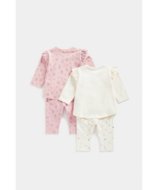 MOTHERCARE t-krekls ar garām piedurknēm 2 gab. un bikses 2 gab., 2 gab., FE005