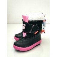 DEMAR ziemas zābaki BEAR, melni/rozā, 1507, 22-23