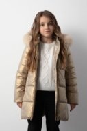 COCCODRILLO jakete OUTERWEAR GIRL KIDS, zelta, ZC5152108OGK-023-110, 110 cm