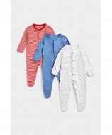 MOTHERCARE zīdaiņu kombinezons, 3 gab., CB242