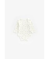 MOTHERCARE bodijs ar garām piedurknēm, 3 gab., ZA087