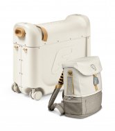 Stokke® transformējams čemodāns un mugursoma JETKIDS™, white, 570605