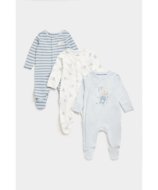MOTHERCARE zīdaiņu kombinezons 3 gab., FB409