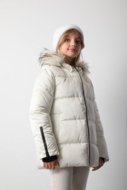 COCCODRILLO jakete OUTERWEAR GIRL JUNIOR, krēmveida, cm