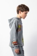 COCCODRILLO džemperis SPORTS BOY JUNIOR, pelēks, ZC5132301SBJ-019-128, 128 cm