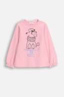 COCCODRILLO t-krekls FROSTING PUDDLE GIRL KIDS, rozā, cm