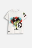 COCCODRILLO t-krekls SPORTS BOY KIDS, balts, cm