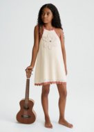 MAYORAL kleita bez piedurknēm, bone, 6.911-34, 157  cm