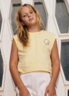 MAYORAL t-krekls bez piedurknēm, vanilla, 6.014-93, 140 cm