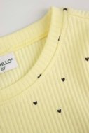 COCCODRILLO t-krekls ar īsam piedurknēm, dzelteni, cm