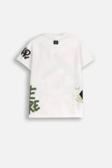 COCCODRILLO t-krekls SPORTS BOY JUNIOR, balts, cm