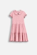 COCCODRILLO kleita ar īsam piedurknēm, rozā, WC6129201HGK-007-122, 122 cm
