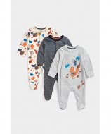 MOTHERCARE zīdaiņu kombinezons, 3 gab., CB857