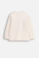 COCCODRILLO t-krekls ar garām piedurknēm, krēmkrāsa, WC6143103FGK-003-098