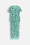 COCCODRILLO pidžama, zaļa, WC6448219PJS-011-116, 116/122 cm