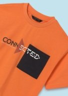 MAYORAL t-krekls ar īsam piedurknēm + šorti 7D, persiku krāsa, 6668-66