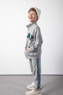 COCCODRILLO bikses ACADEMY BOY KIDS, pelēks, cm
