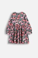 COCCODRILLO kleita ar garām piedurknēm NOSTALGIC MEADOW GIRL KIDS, zaļš, WC5129101NGK-027-122, 122 cm