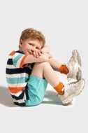 COCCODRILLO krekls ar īsām piedurknēm HAPPY RETRO BOY KIDS, krāsa, WC5143204HBK-022-122, 122 cm