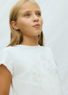 MAYORAL t-krekls ar īsam piedurknēm, natural, 6.002-91, 140 cm