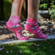 STEVEN Zeķes Pink 004-037 26-28