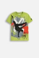 COCCODRILLO t-krekls SPORTS BOY JUNIOR, zaļš, cm
