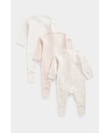 MOTHERCARE zīdaiņu kombinezons, 3 gab., CB313