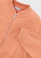 MAYORAL džemperis ar rāvējslēdzēju, peach, 3.456-35, 104  cm