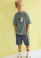 MAYORAL t-krekls ar šorti, bayleaf, 6.690-43, 140 cm