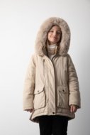 COCCODRILLO jakete OUTERWEAR GIRL JUNIOR, krēmveida, cm
