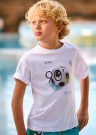 MAYORAL t-krekls ar īsam piedurknēm, white, 6.036-30, 140 cm