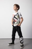 COCCODRILLO bikses SPORTS BOY JUNIOR, melns, ZC5120202SBJ-021-134, 134 cm
