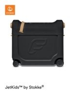 STOKKE JetKids koferis ar riepiņām, Black, 534505
