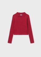 MAYORAL polo krekliņš ar garām piedurknēm, red, 7.195-47