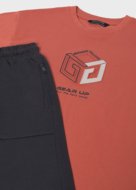 MAYORAL t-krekls ar šorti, copper, 6.690-44, 128  cm