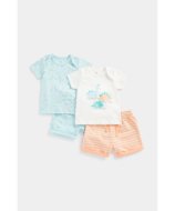 MOTHERCARE t-krekls ar īsam piedurknēm + šorti, 2 gab., EC566