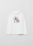 OVS GIRL3-10Y T-SHIRTS L/S 2H 9-10 WHITE 001912053