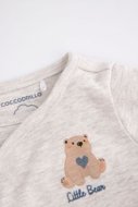 COCCODRILLO smilšu tārtiņš FOREST FRIENDS BOY NEWBORN, pelēks, ZC5112603FBN-019-074, 74 cm