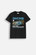 COCCODRILLO t-krekls CITY RACING BOY JUNIOR, melns, cm