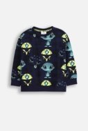 COCCODRILLO krekls ar garām piedurknēm COSMIC RAVE BOY KIDS, zils, WC5143102CBK-015-122, 122 cm