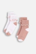 COCCODRILLO zeķes BASIC SOCKS, powder pink, ZC4383201BAS-033-019, 19/22 cm
