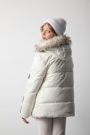 COCCODRILLO jakete OUTERWEAR GIRL JUNIOR, krēmveida, cm