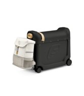 STOKKE transformējams čemodāns un mugursoma JETKIDS™, melna, 570604