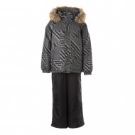 HUPPA ziemas komplekts WINTER, khaki/melns, 41480030-12341