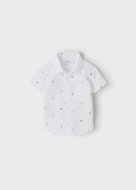 MAYORAL krekls ar īsam piedurknēm 3E, balts, 92 cm, 1114-68